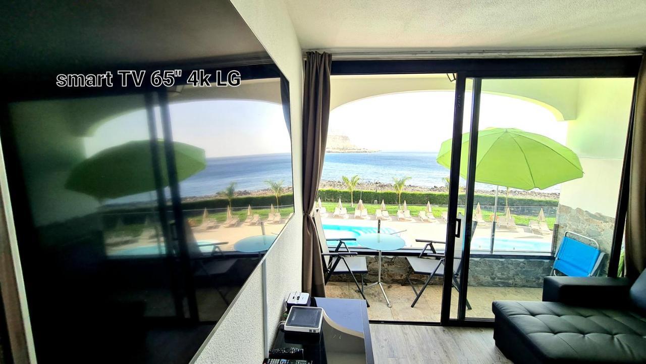 Oceanfront Deluxe-45M,Heated Pools,2Aircondition, 2Tv-65",Dishwasher,600Mb,Lift,Amadores View ! Playa Del Cura  Exteriér fotografie