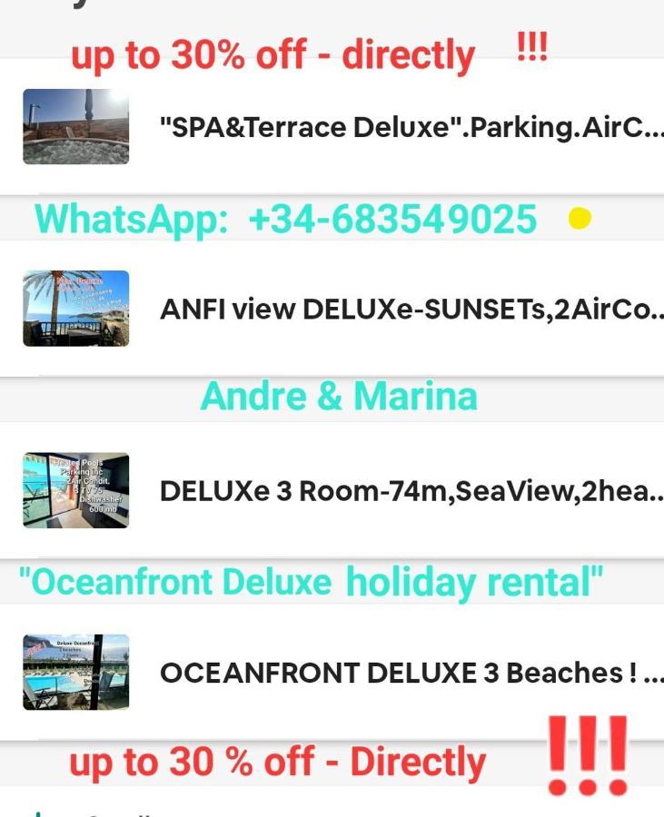 Oceanfront Deluxe-45M,Heated Pools,2Aircondition, 2Tv-65",Dishwasher,600Mb,Lift,Amadores View ! Playa Del Cura  Exteriér fotografie